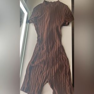 Brown romper